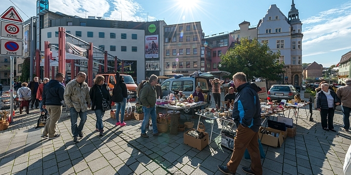 Trödelmarkt am Holzmarkt  ©JenaKultur, C. Häcker